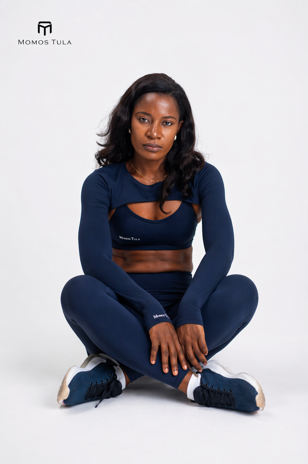 Amy Blue Long Sleeve Cover
