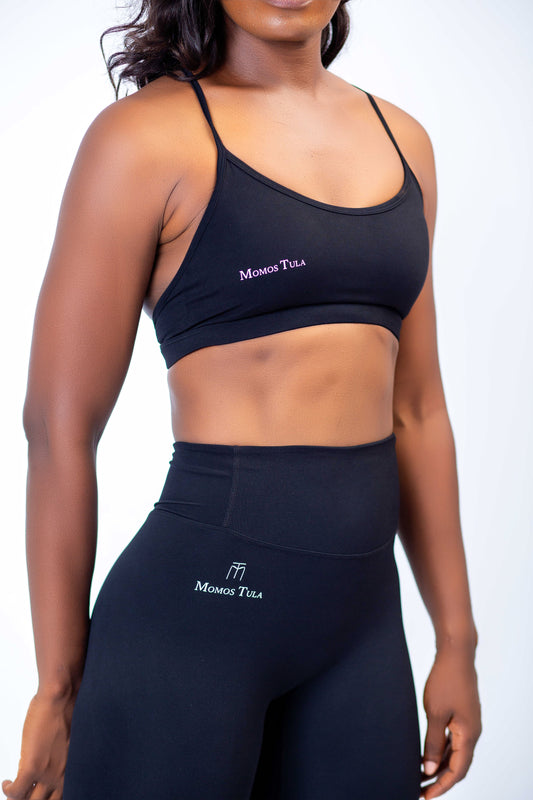 Amy Black Sports Bra