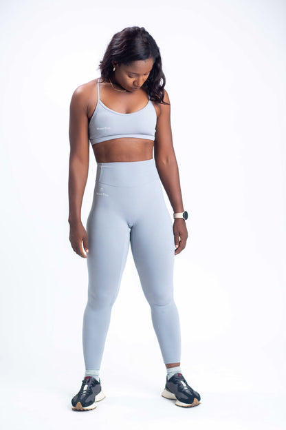 Amy Light Grey Sports Bra