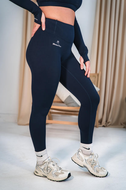 Amy Deep Blue Leggings