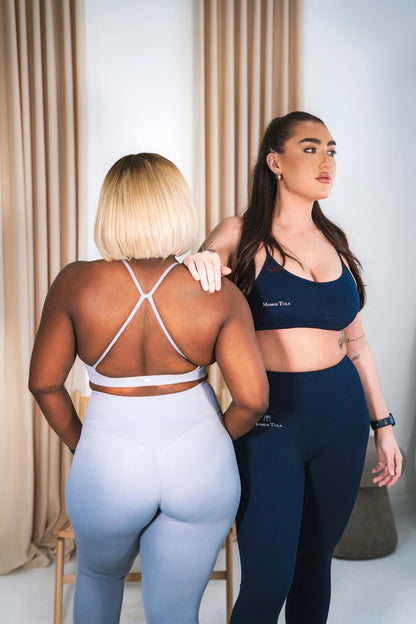 Amy Light Grey Sports Bra