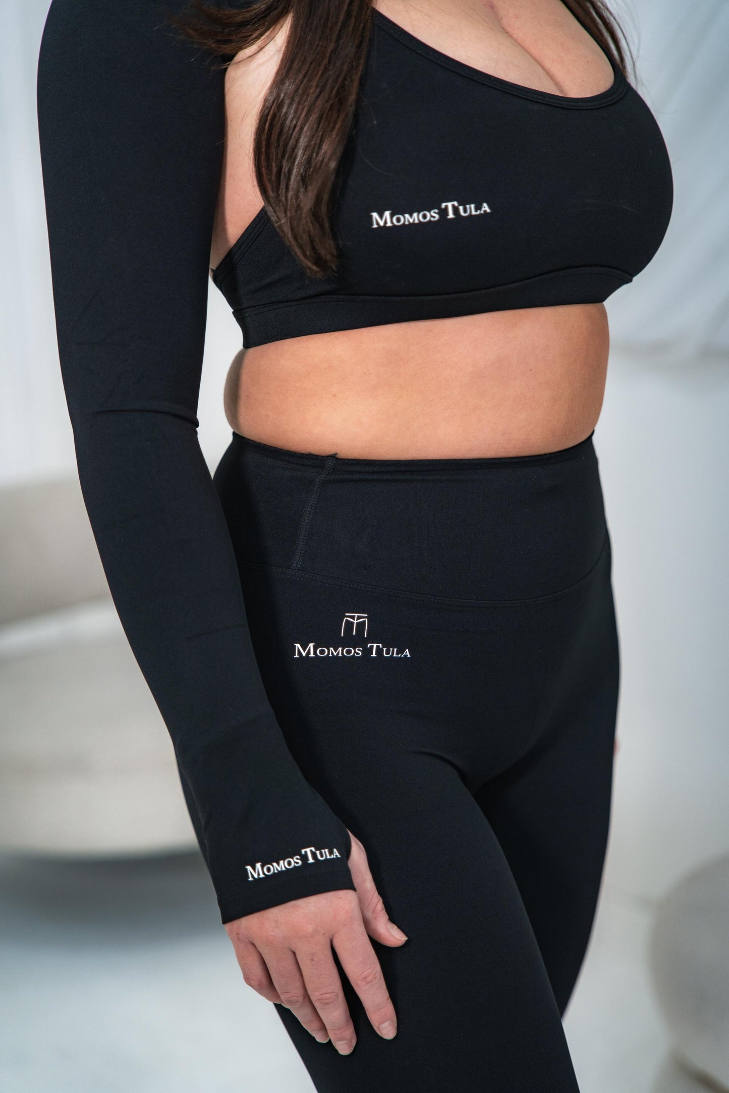 Amy Black Long Sleeve Cover