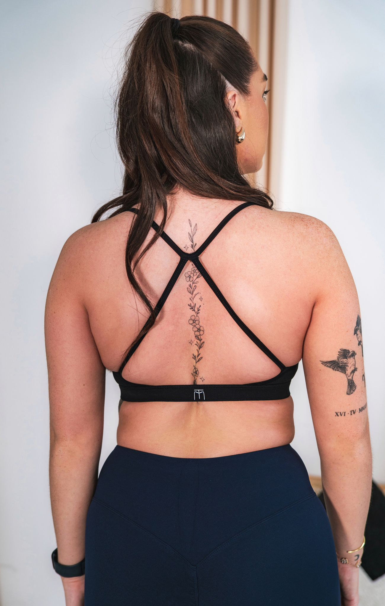 Amy Black Sports Bra