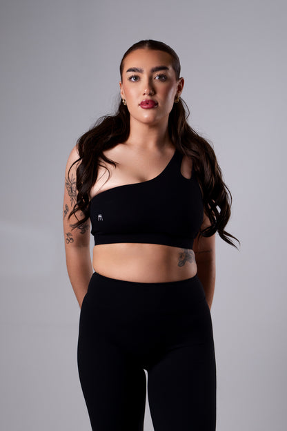 Lilly Black Sports Bra